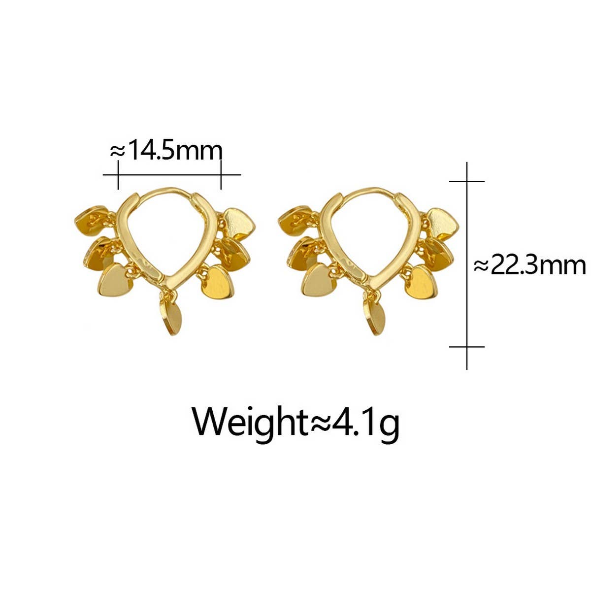 VALENTINE'S DAY ALL-MATCH HIGH-END HEART EARRINGS