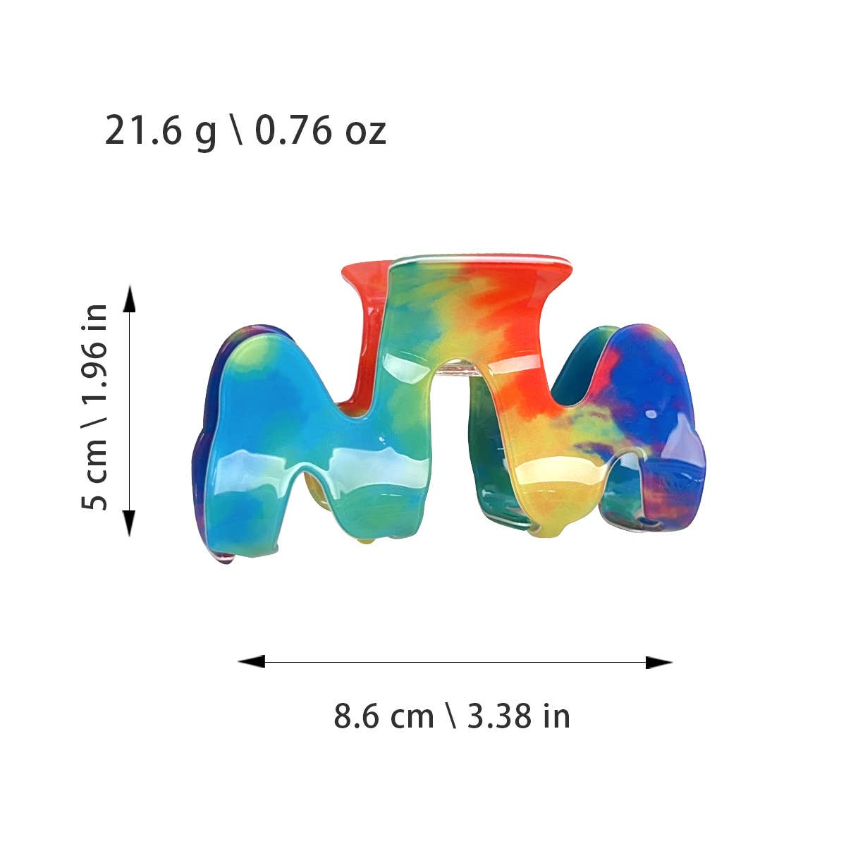 Dopamine fresh rainbow-colored M-shaped gripper