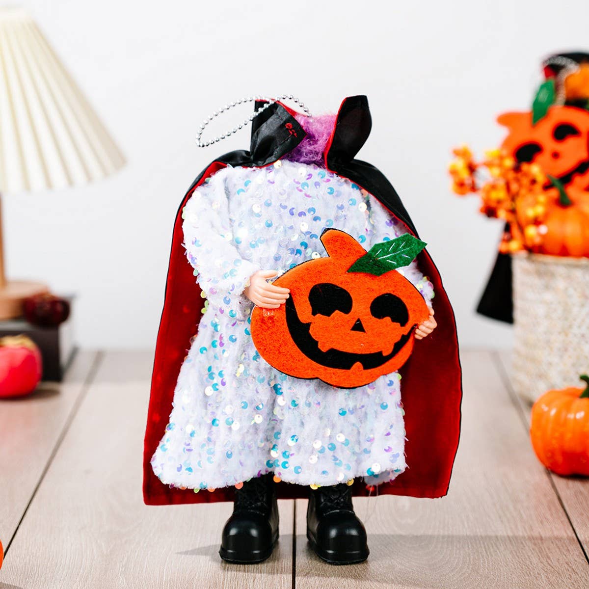 CWMM10262_HALLOWEEN HEADLESS DEMON VAMPIRE PUMPKIN DECOR