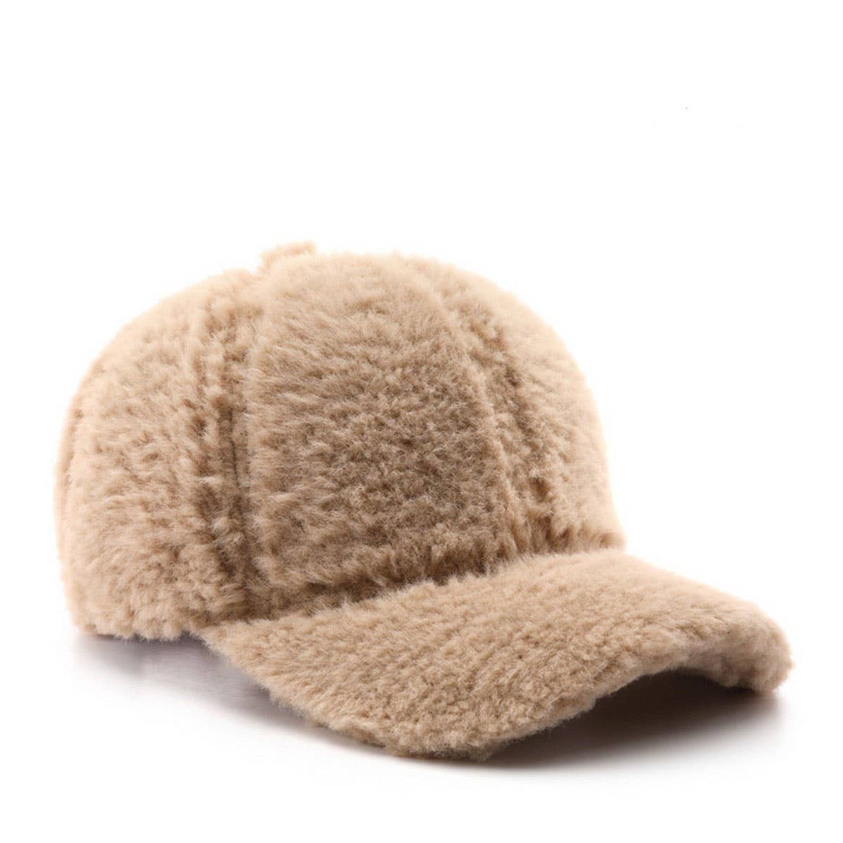 Winter Plush Baseball Hat, Unisex Outdoor Warm Cap_CWAH2169