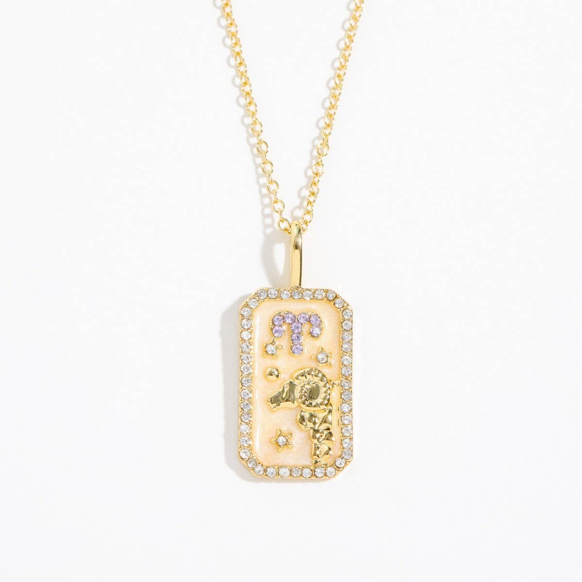 NEW CREATIVE 12 CONSTELLATIONS ZIRCON NECKLACE