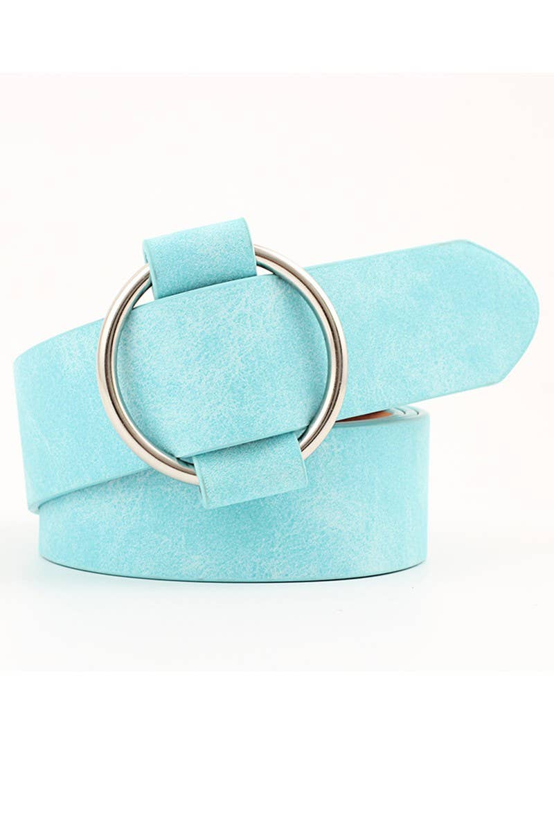 BASIC LEATHERETTE TRENDY BUCKLE BELT_CWABE008