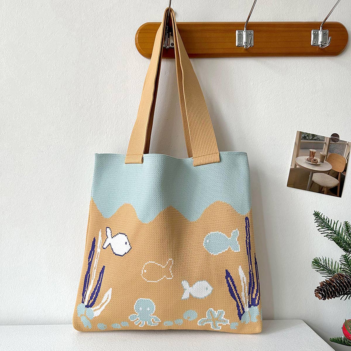 OCEAN OCTOPUS CARTOON CUTE HANDBAG_CWAB3229