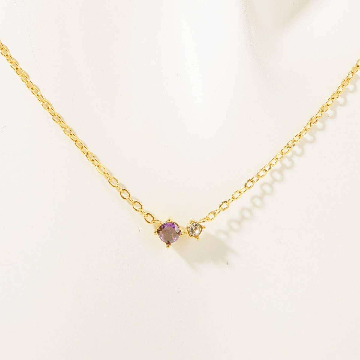 12 BIRTHSTONE VINTAGE LITERARY NECKLACE_CWAJE1595