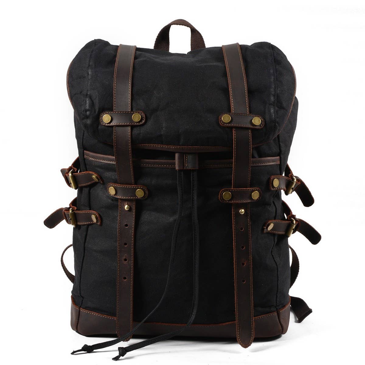 Men¡¯s Waterproof Canvas Travel Backpack_CWAB5539