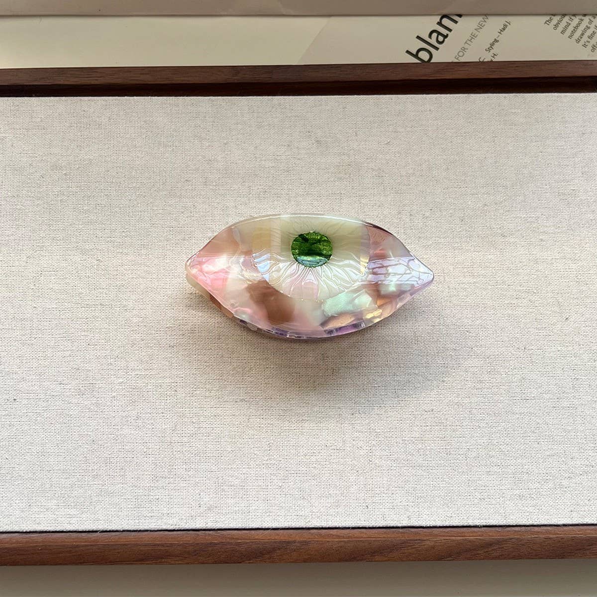 Vintage Eye Acetate Hair Claw Simple Chic Clip£ßCWAHA6027