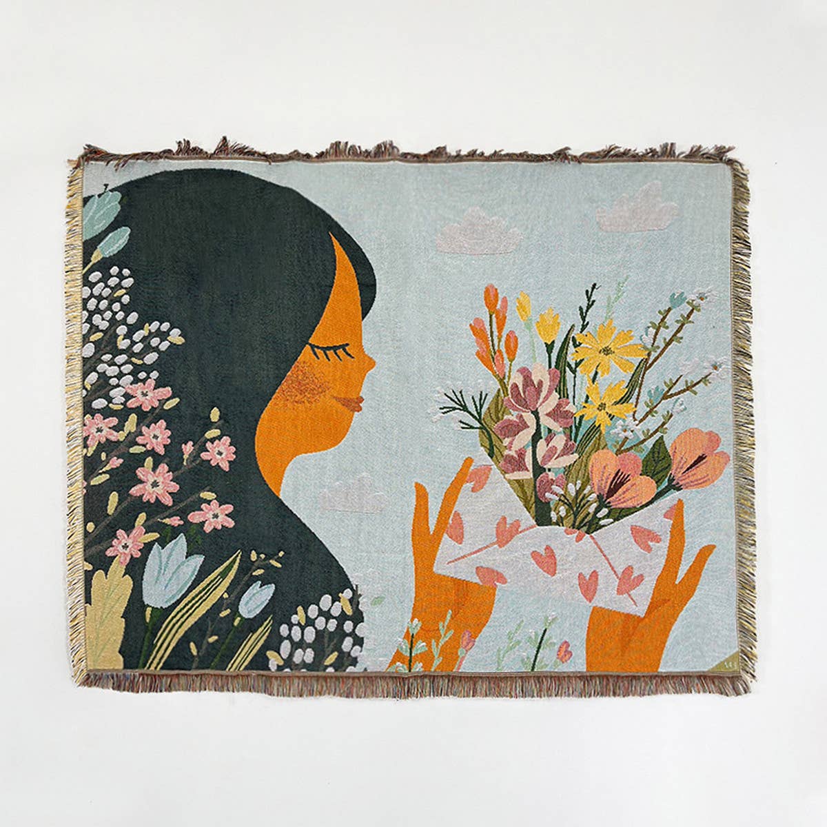 RETRO BLANKET SOFA BLANKET COVER BLANKET_CWMM0405