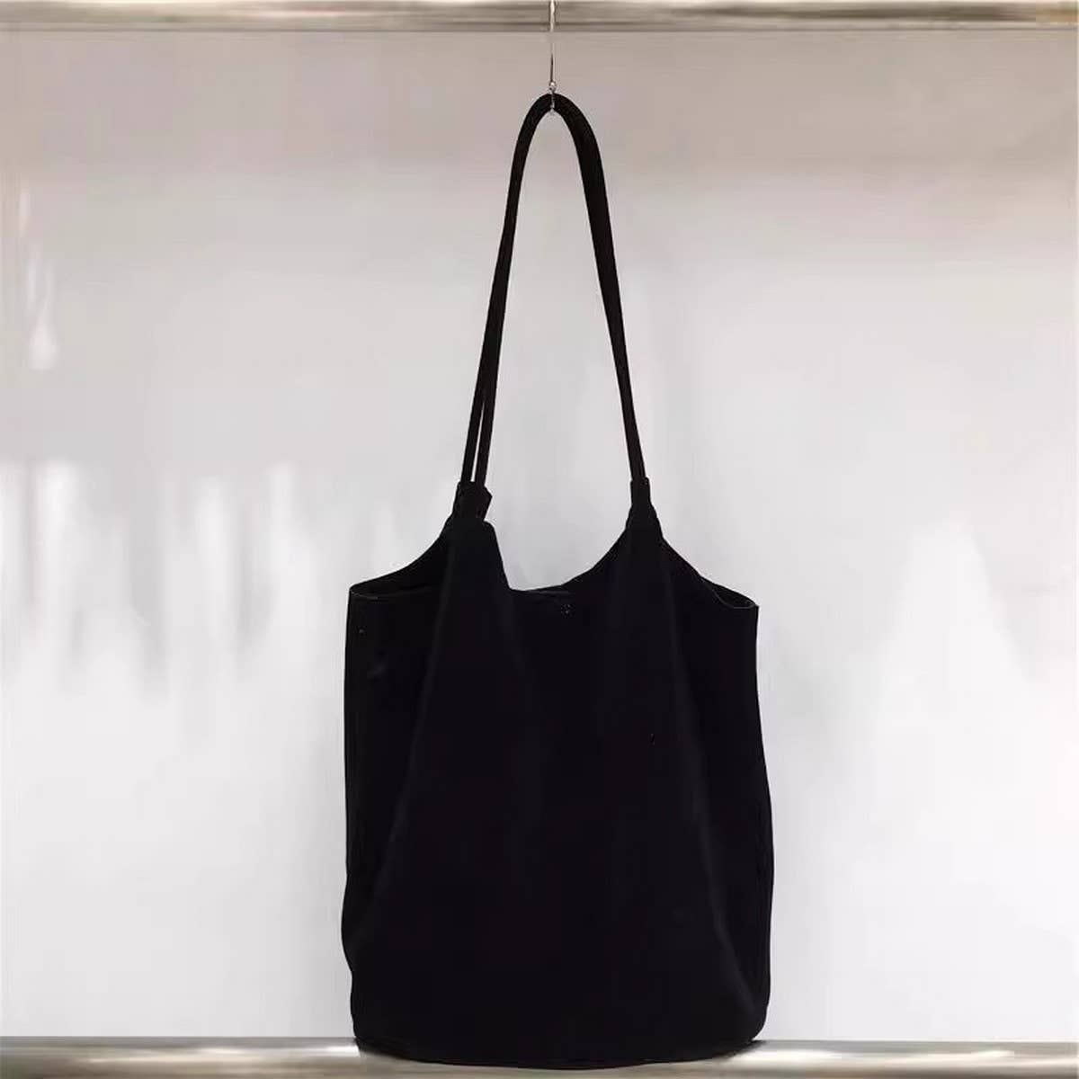 Vintage Faux Suede Tote?Soft &Spacious Shoulder Bag_CWAB4107