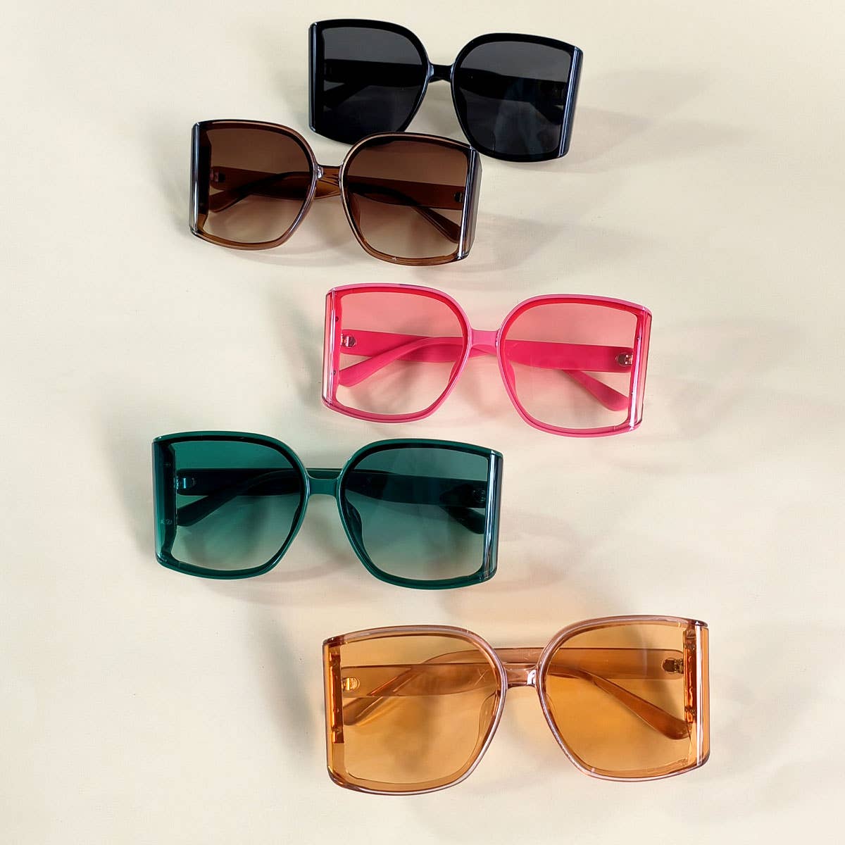 ANTI-UV LARGE FRAME POLYGONAL CURVED SUNGLASSES_CWASG0392