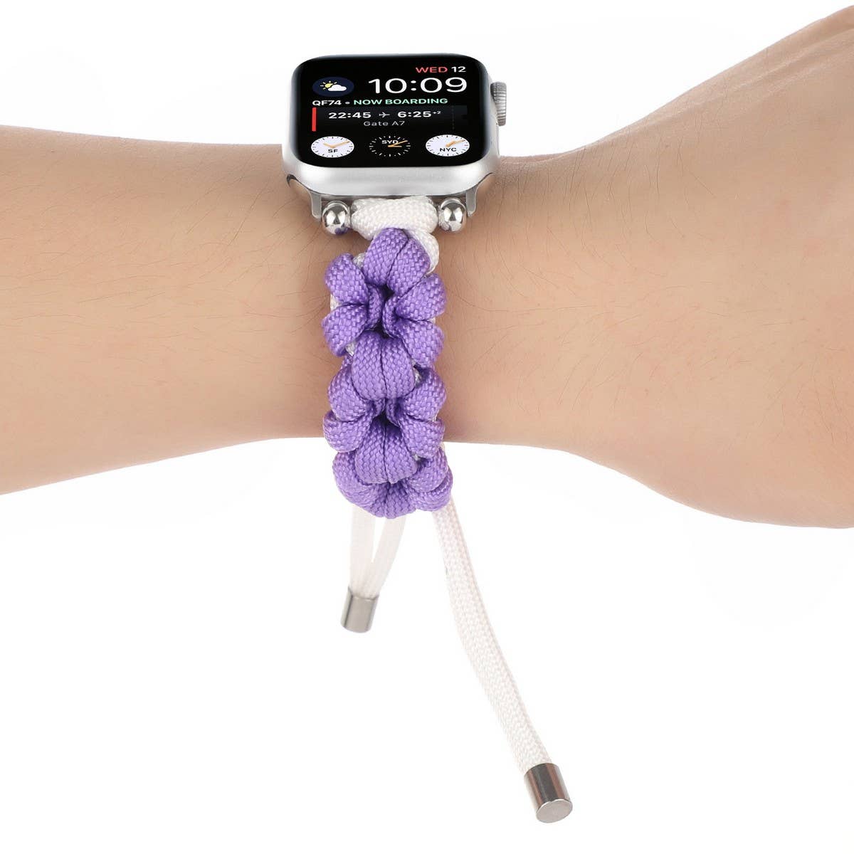 IWATCH7-1SE NYLON PARACORD BRAIDED WATCH STRAP