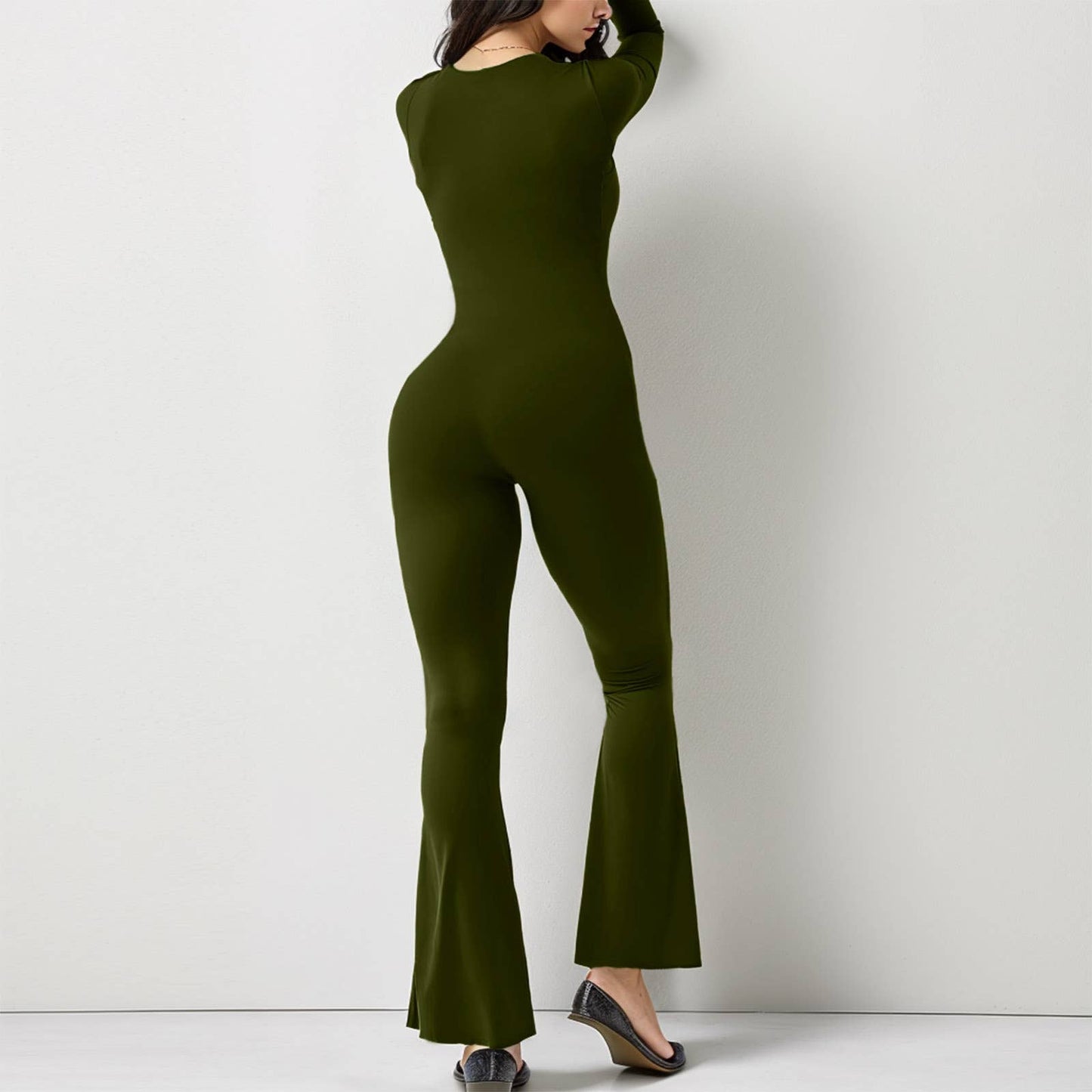 Waist-cinching,hip-lifting,high-elastic jumpsuit
