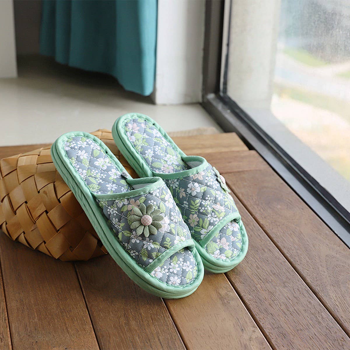 Thick Fabric Soft Sole Slippers for Home