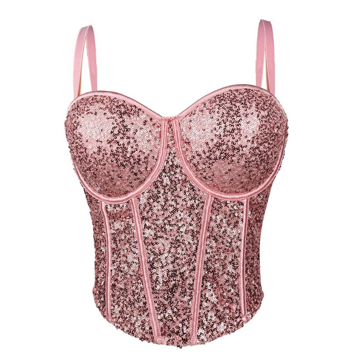 SEXY SLIM FIT SEQUINED HERRINGBONE BRA