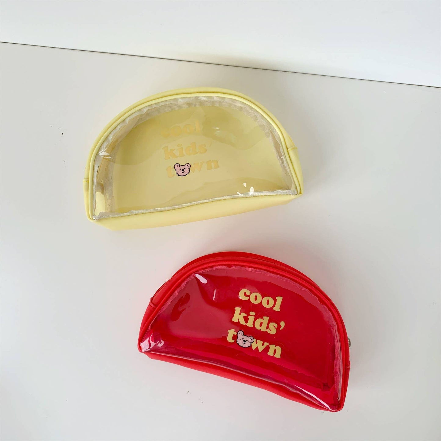 Cartoon transparent storage toiletry bag