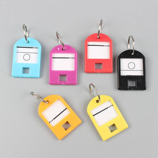 PACK OF 100 STURDY PLASTIC KEY TAG SORTING PLATES_CWMM2077