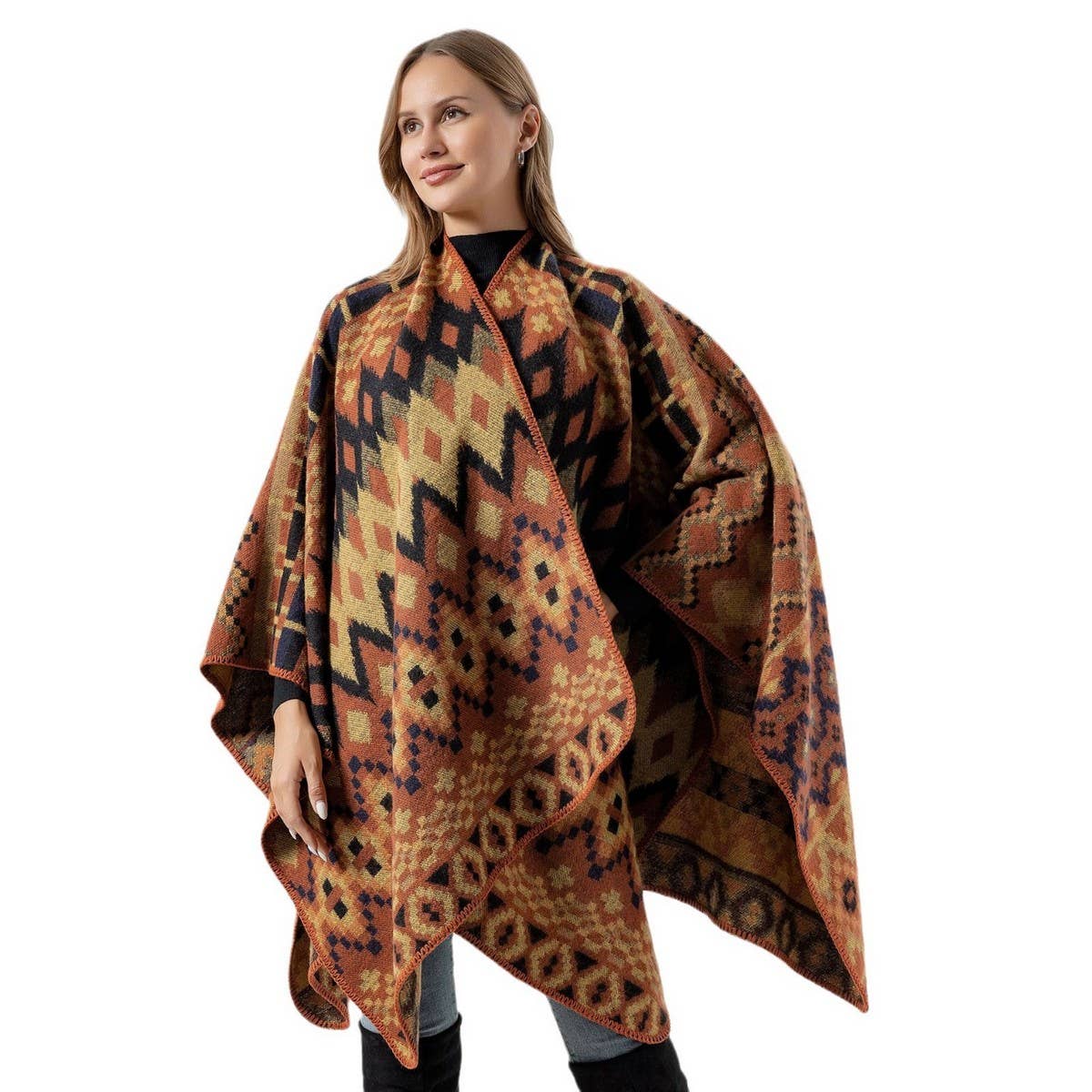 FASHIONABLE WARM SCARF CLOAK SHAWL