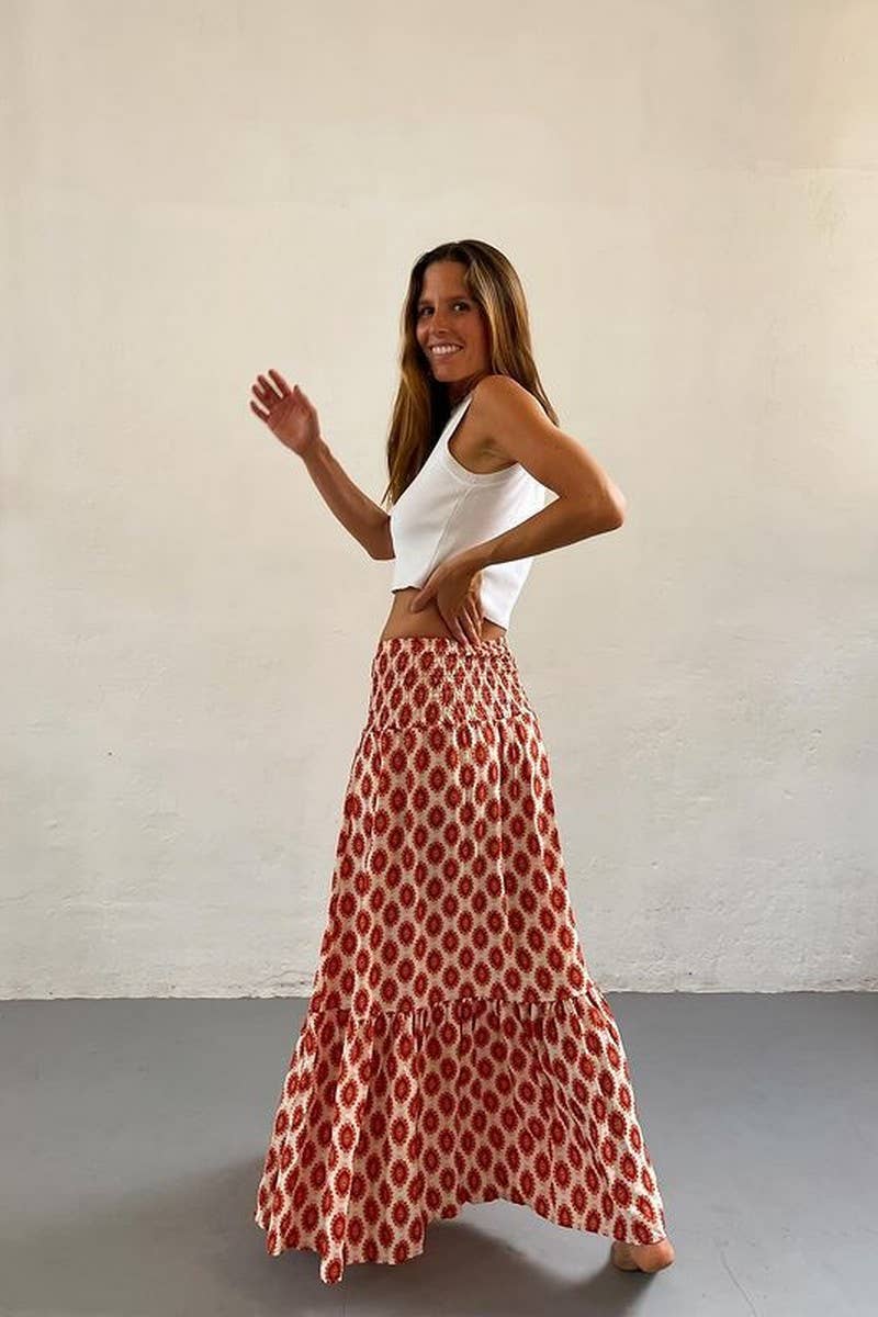 CWBLS0564_NEW SUMMER HOLIDAY STYLE SWING SKIRT