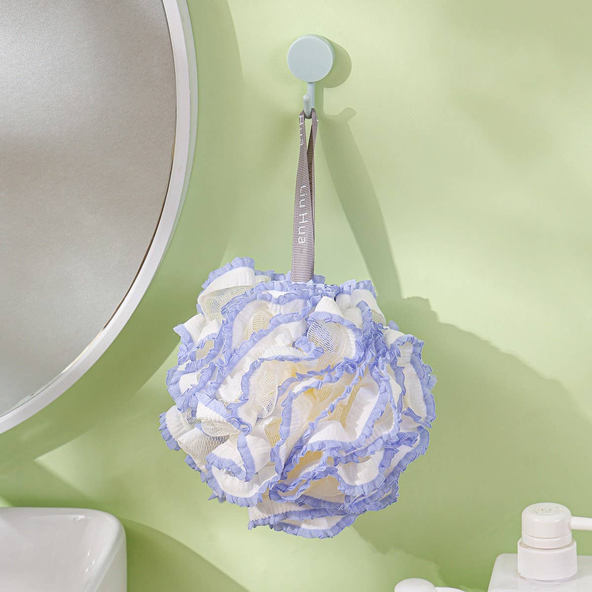 BATH POUF WAVE PURE DESIRE BATH BALL_CWMM3343