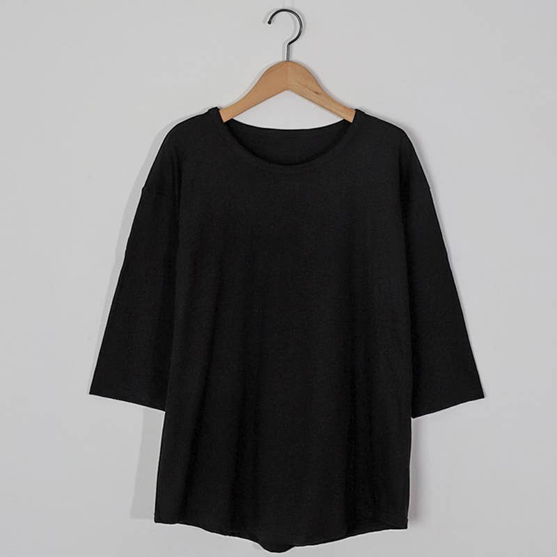 IMITATION LINEN PURE COTTON COMFORTABLE BLOUSE