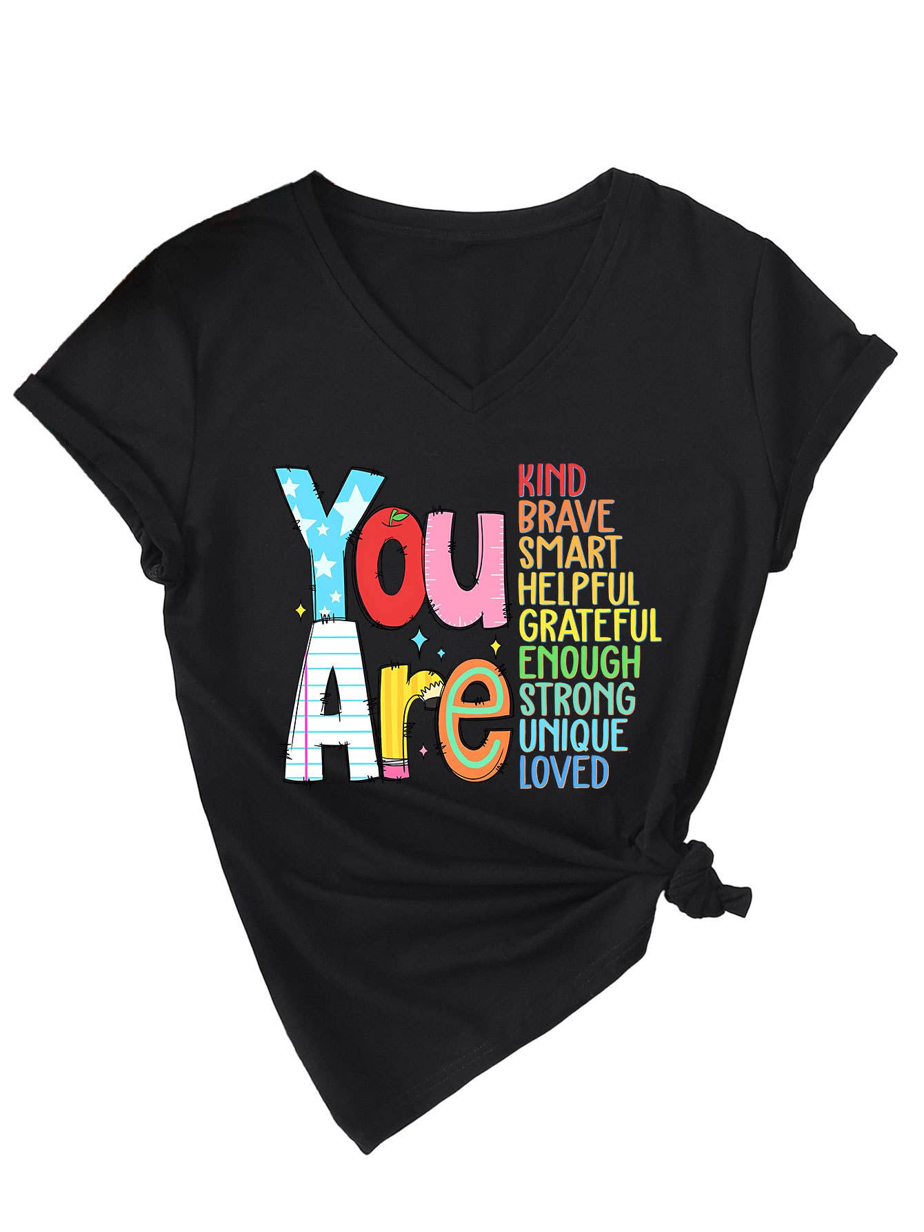 Short-sleeved you are kind brave smart T-shirt