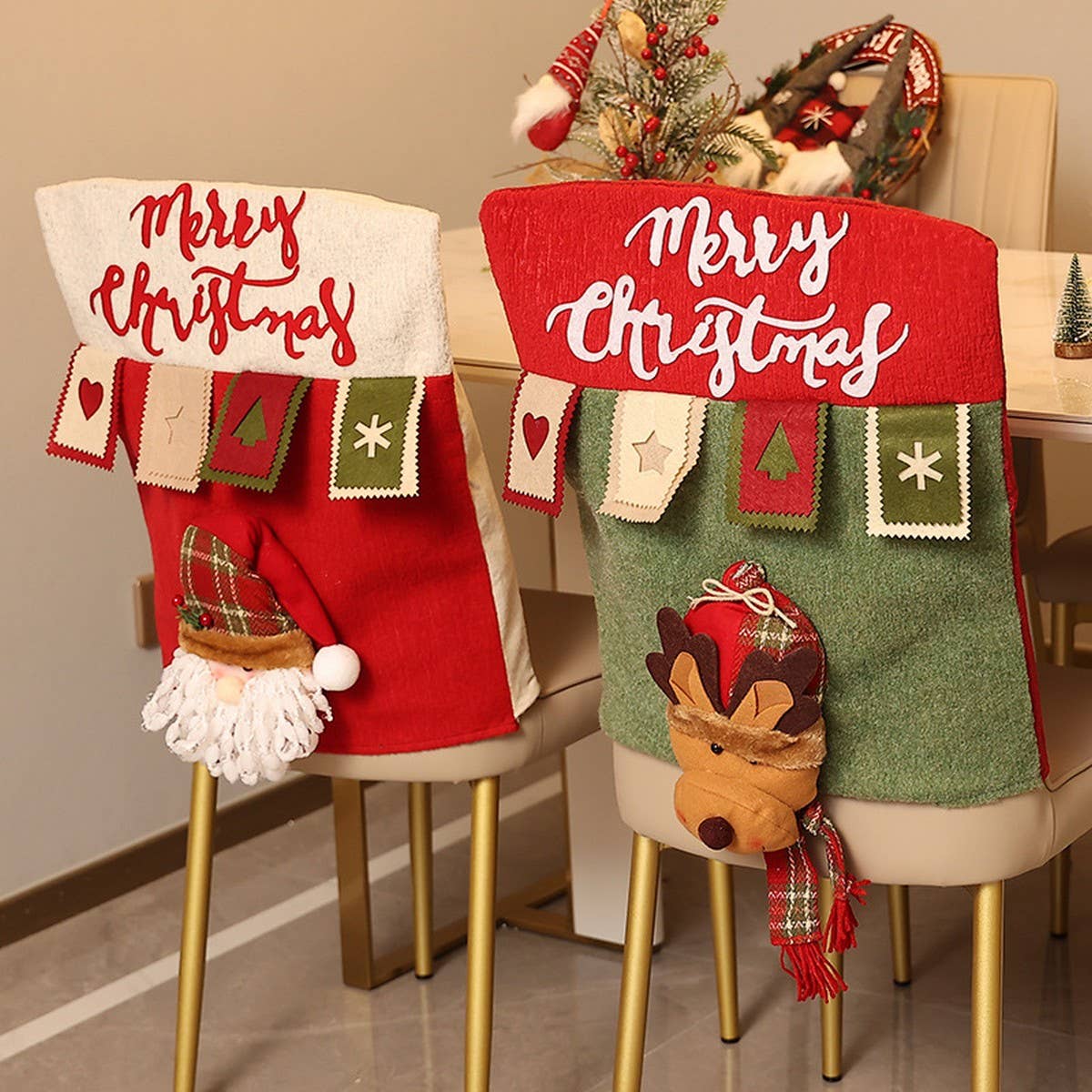 CWMM9418_CHRISTMAS CARTOON COLORFUL 3D DOLL CHAIR SET