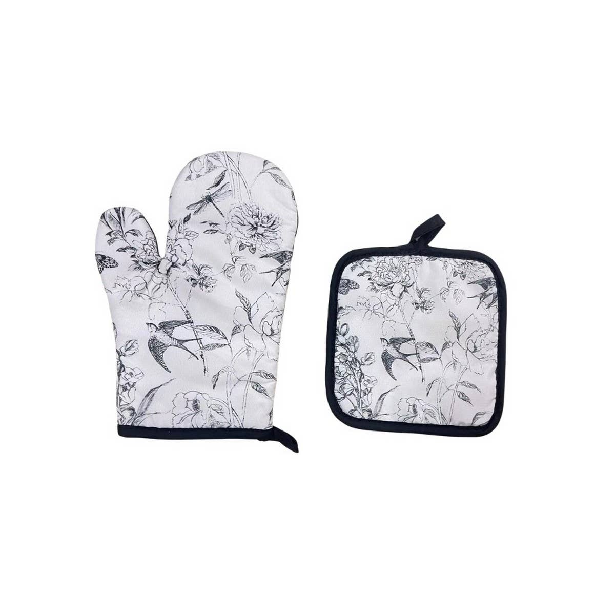 SUNFLOWER PRINT ANTI-SCALDING 2-PIECE SET