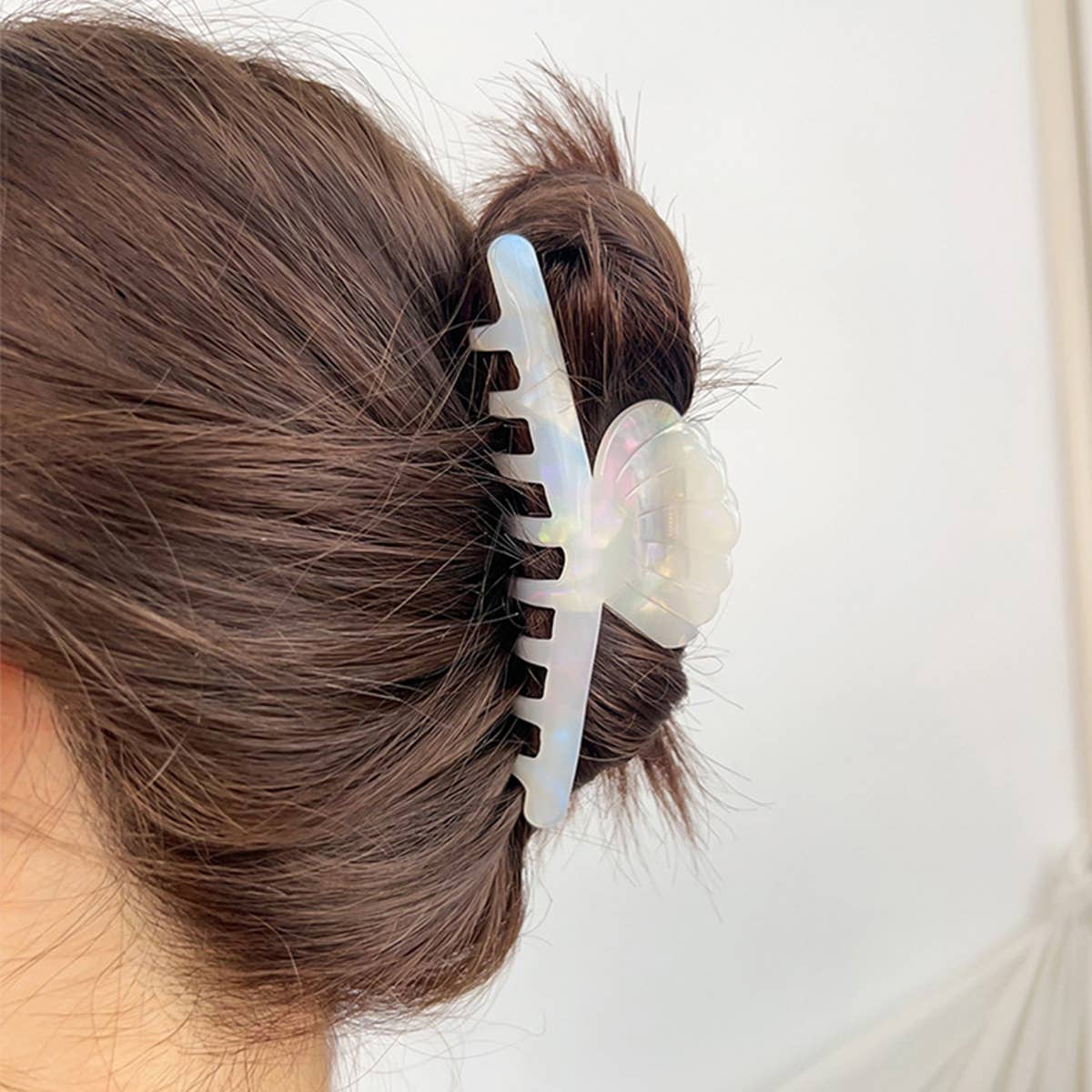 Sweet Shell Acetate Hair Claw, Chic Summer Clip_CWAHA1488