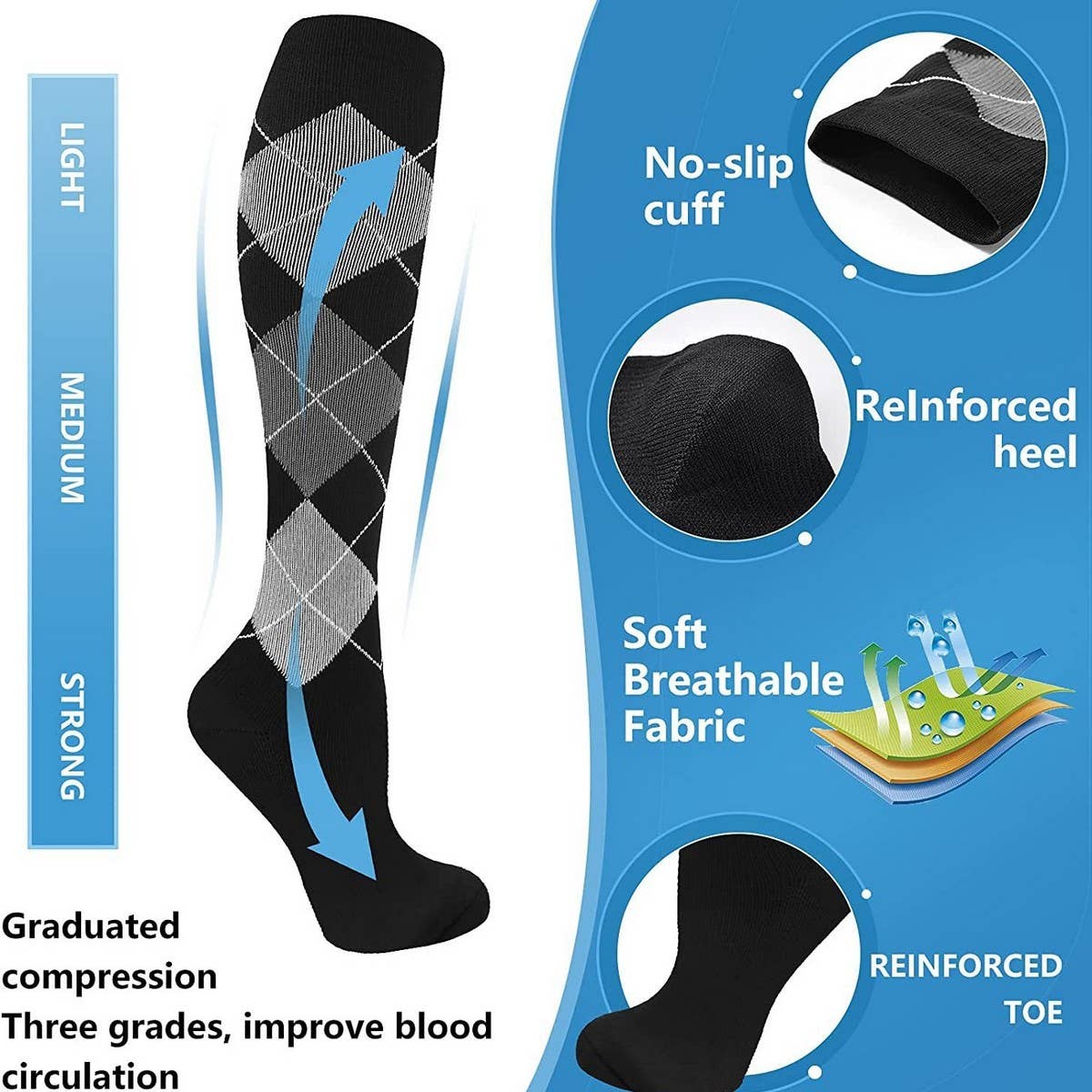 WOMEN'S OUTDOOR SPORTS COMPRESSION SOCKS