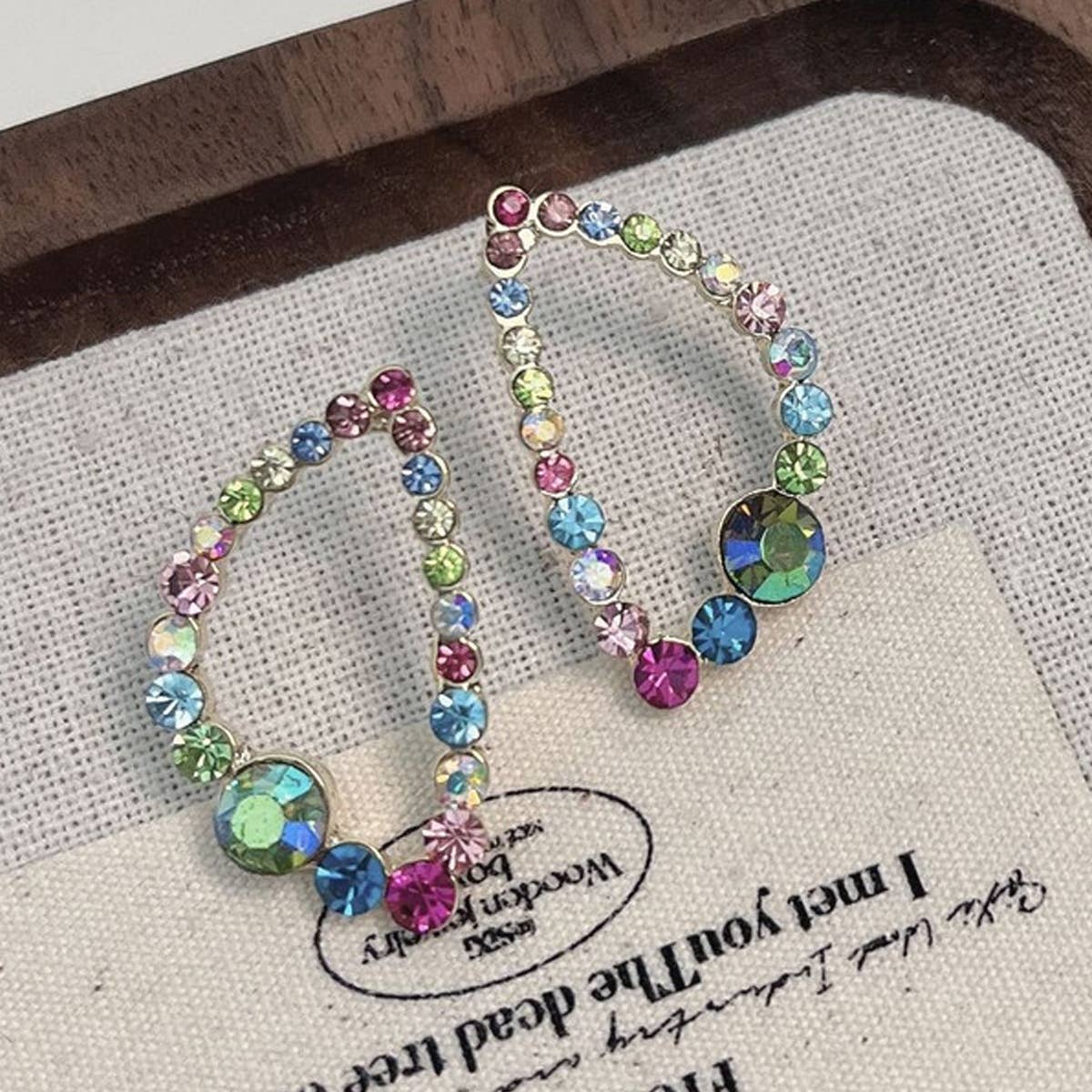 SWEET AND ELEGANT COLORED EARRINGS