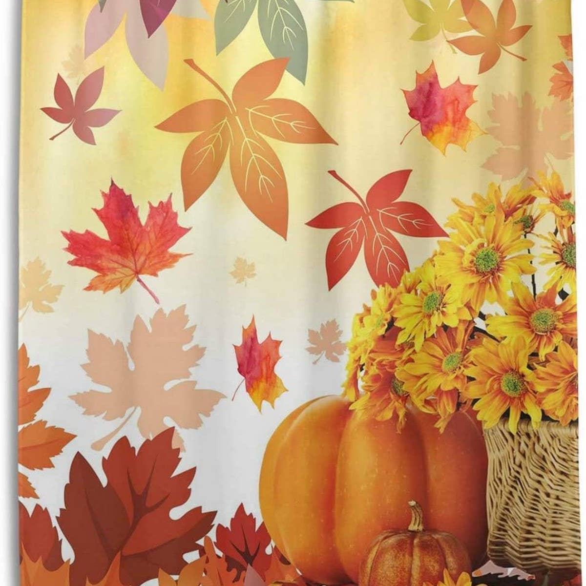 HARVEST PUMPKIN SERIES SHOWER CURTAIN