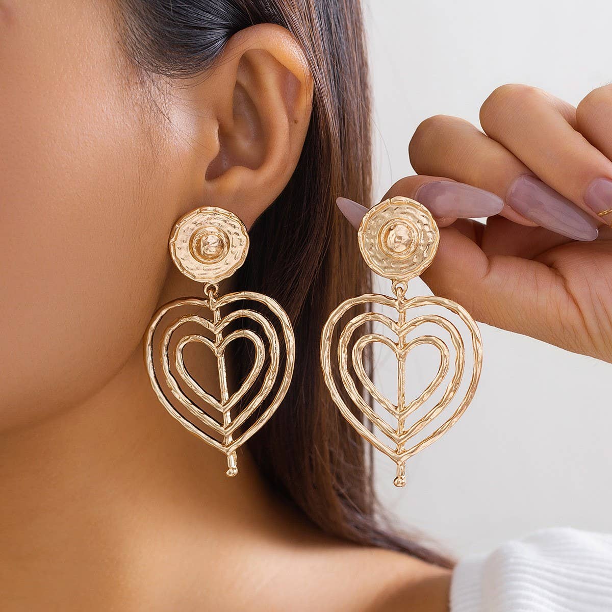 EXAGGERATED NICHE RETRO VERSATILE EARRINGS_CWAJE1923