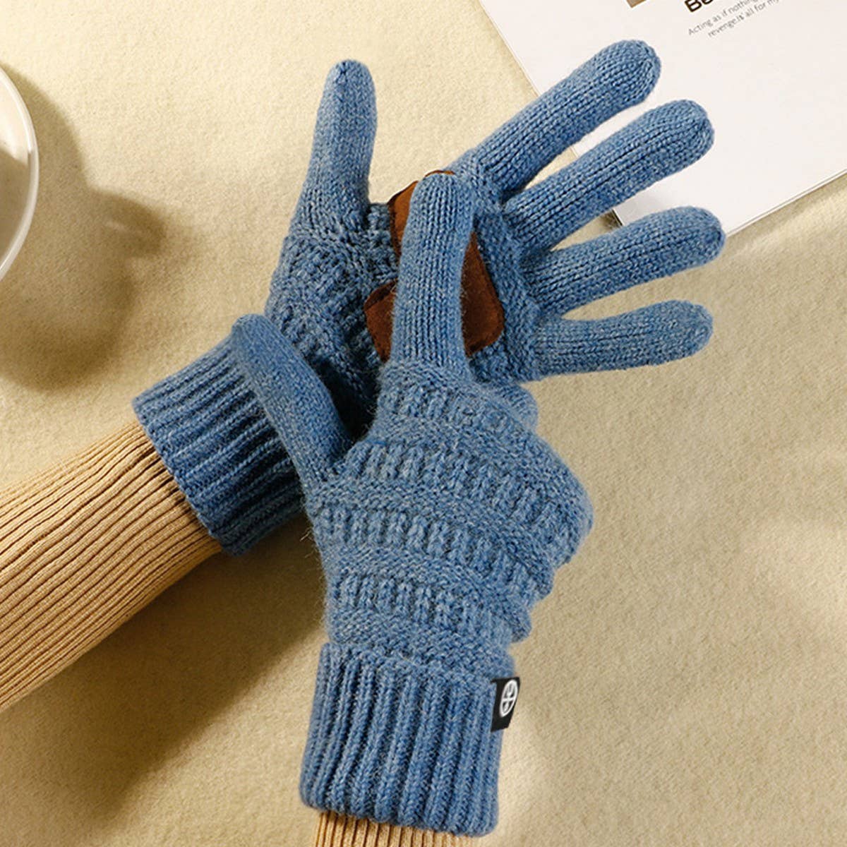 WINTER NON-SLIP KNITTED WARM TOUCH SCREEN GLOVES