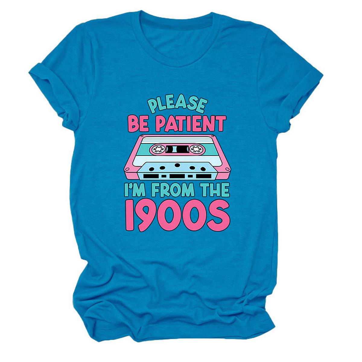 Women??¢s Tee ??Please Be Patient Letter Print_CWTTS1501