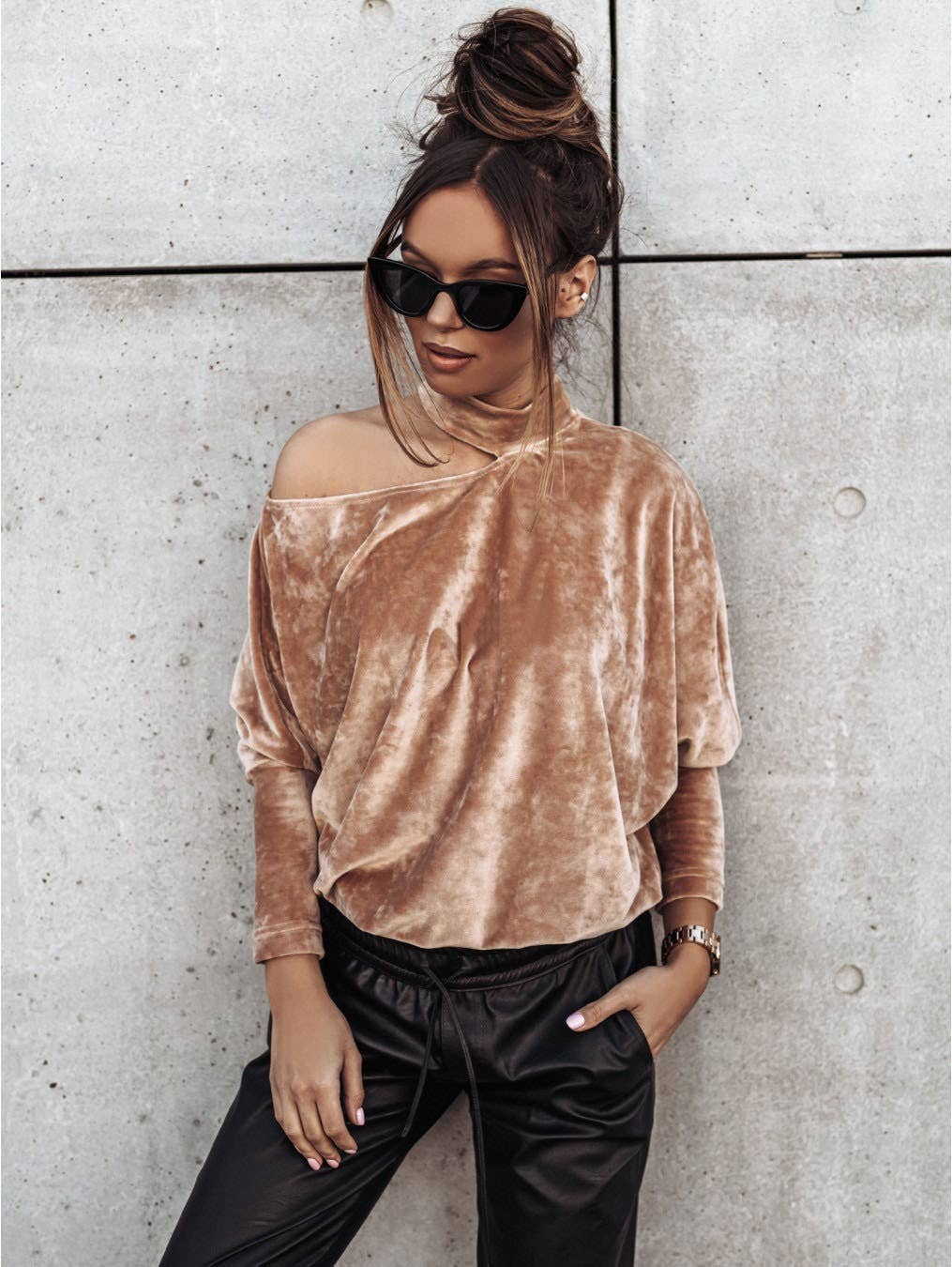 SIMPLE CASUAL LONG-SLEEVED CANARY SWEATSHIRT