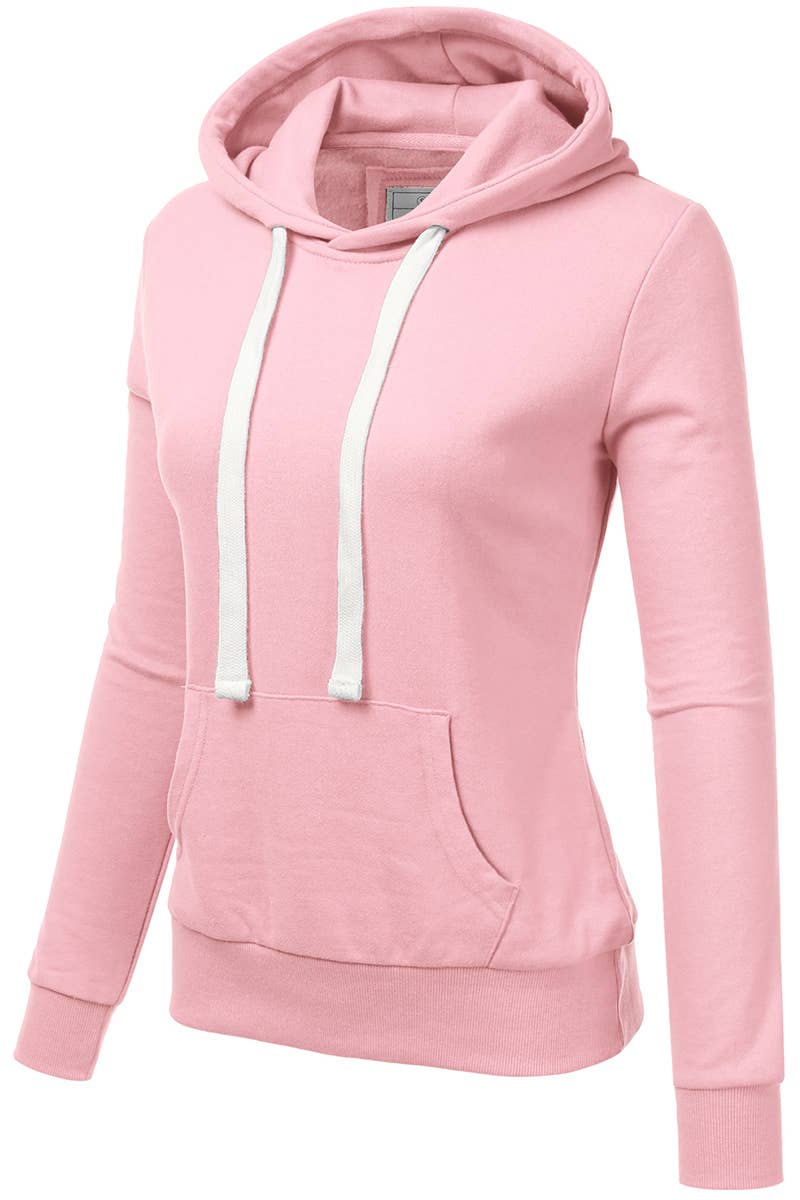 AWOHOL193_Basic Lightweight Pullover Hoodie