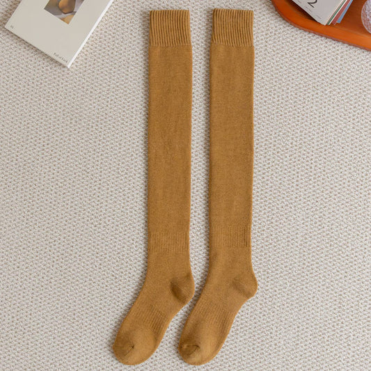 WOMEN PADDED WARM HIGH SOCKS COTTON SOCKS