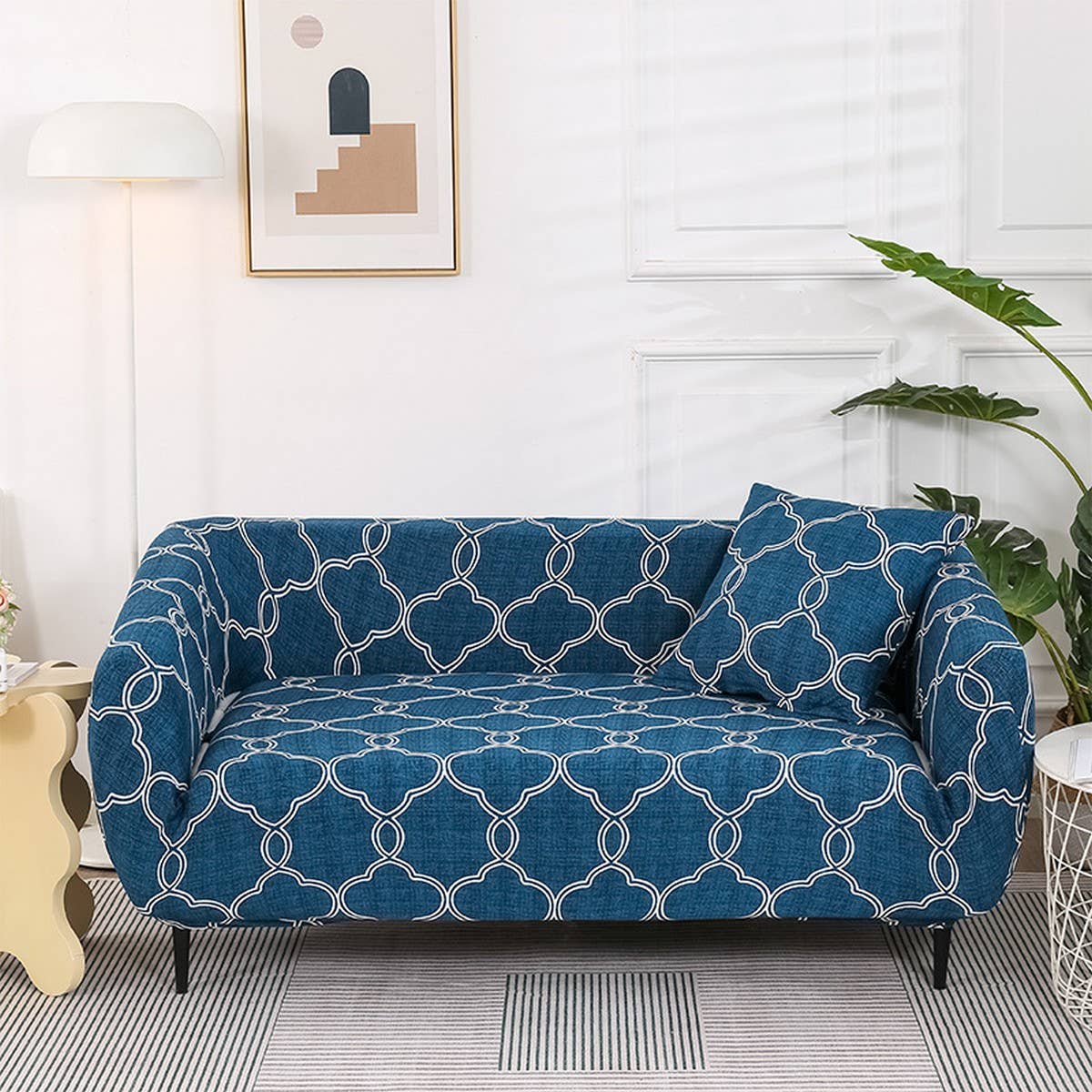 Milk Silk Sofa Cover, Stretch & Full Wrap