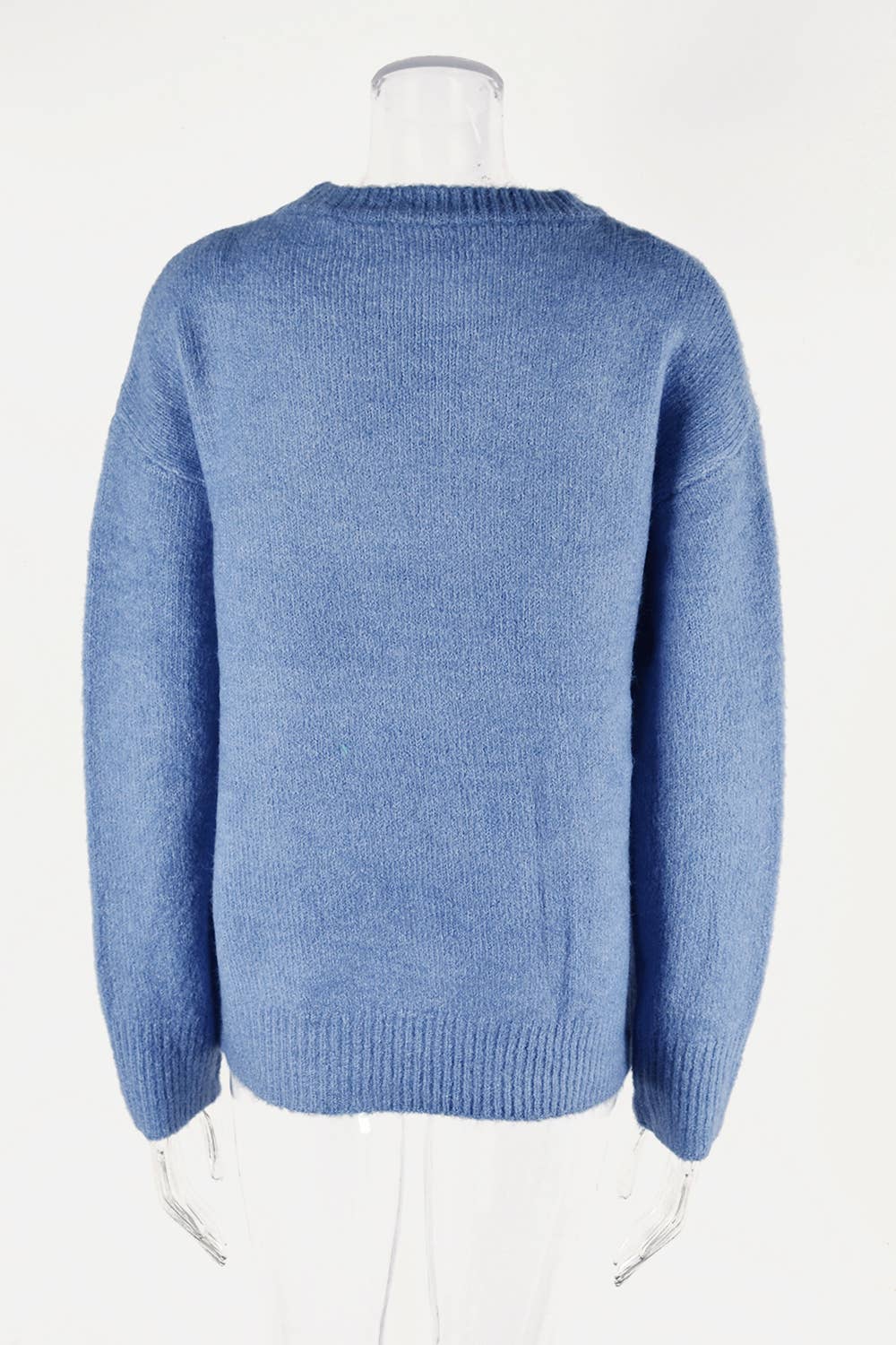 SOLID COLOR ALL-IN-ONE SWEATER PULLOVER SWEATER