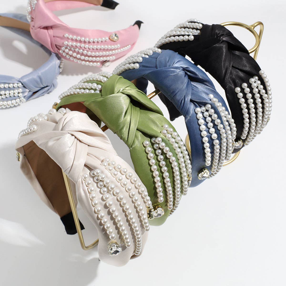 SIMPLE SOLID COLOR KNOTTED HEADBAND_CWAHA2306