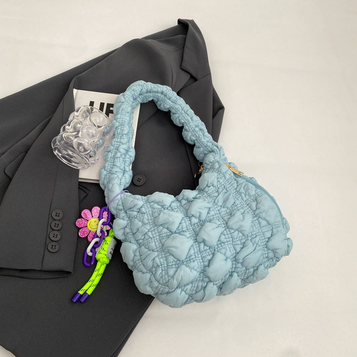 Mini Puffy Cloud Dumpling Shoulder Bag_CUAB00479