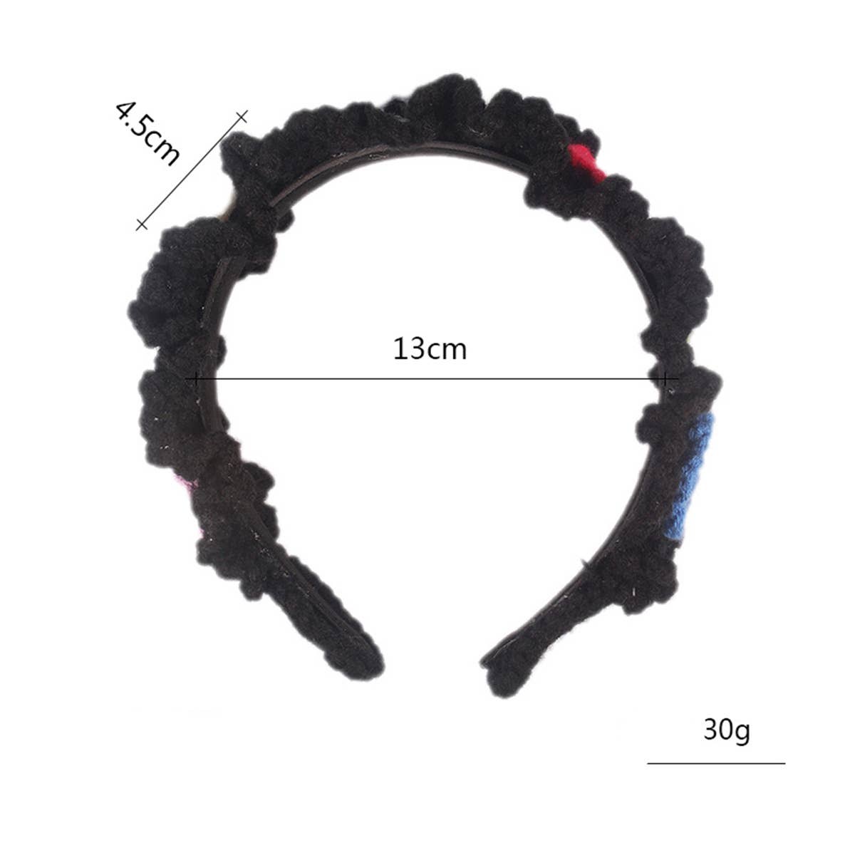 SWEET FLORAL WIDE-BRIMMED HAND-WOVEN HEADBAND_CWAHA1322