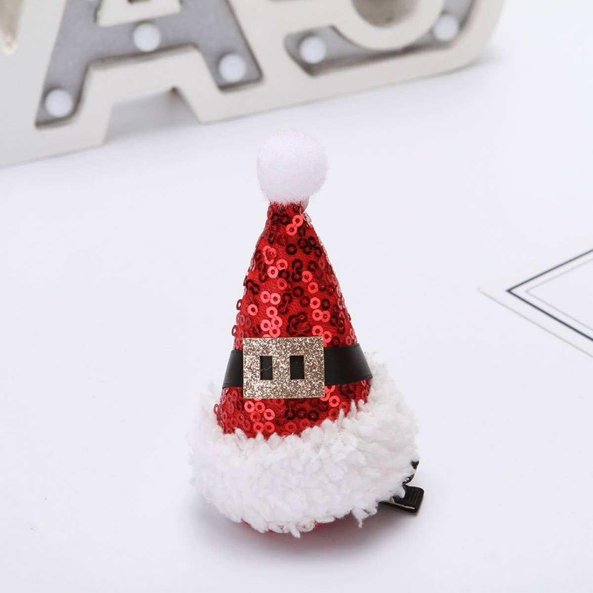 CHRISTMAS DECORATIONS SMALL HAT CHILDREN'S HAIRPIN
