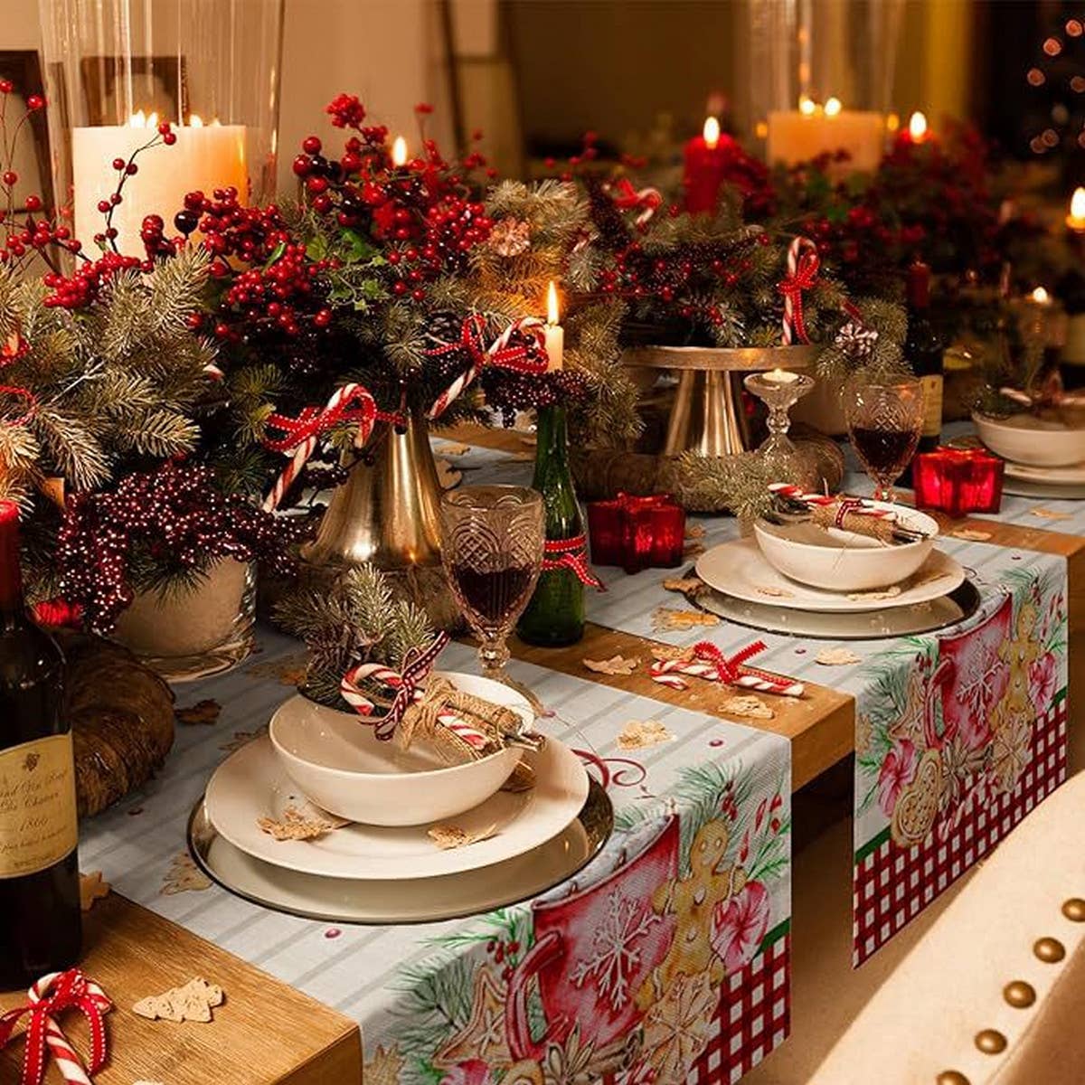 HOME VALENTINE'S DAY PRINTED TABLECLOTH