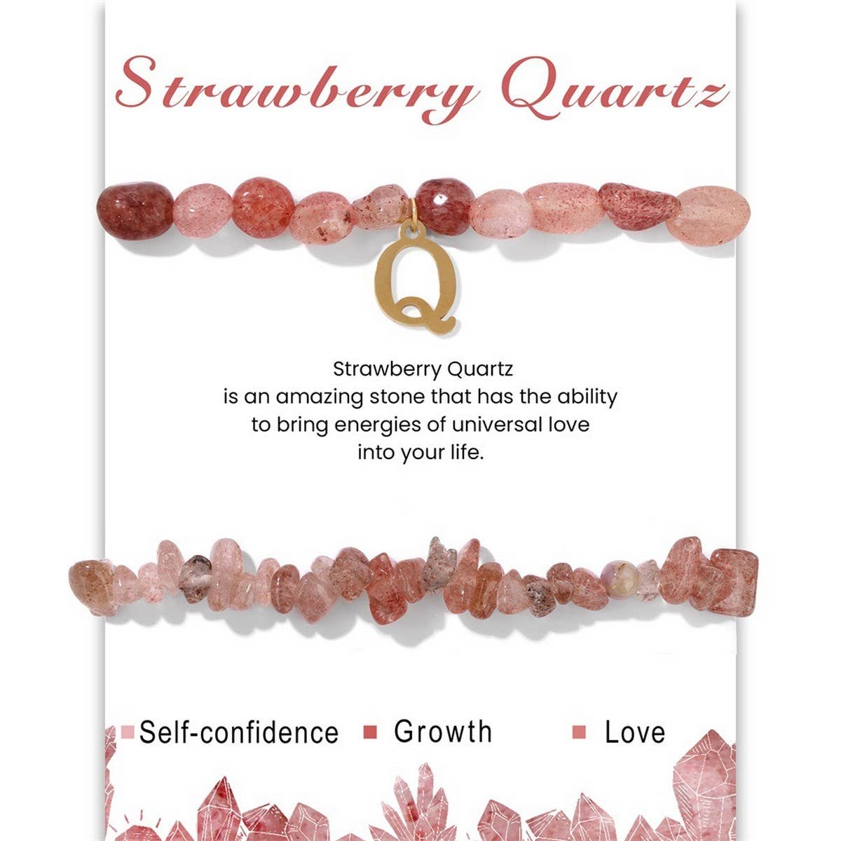 26 LETTERS IRREGULAR PENDANT BRACELET_CWAJE2105