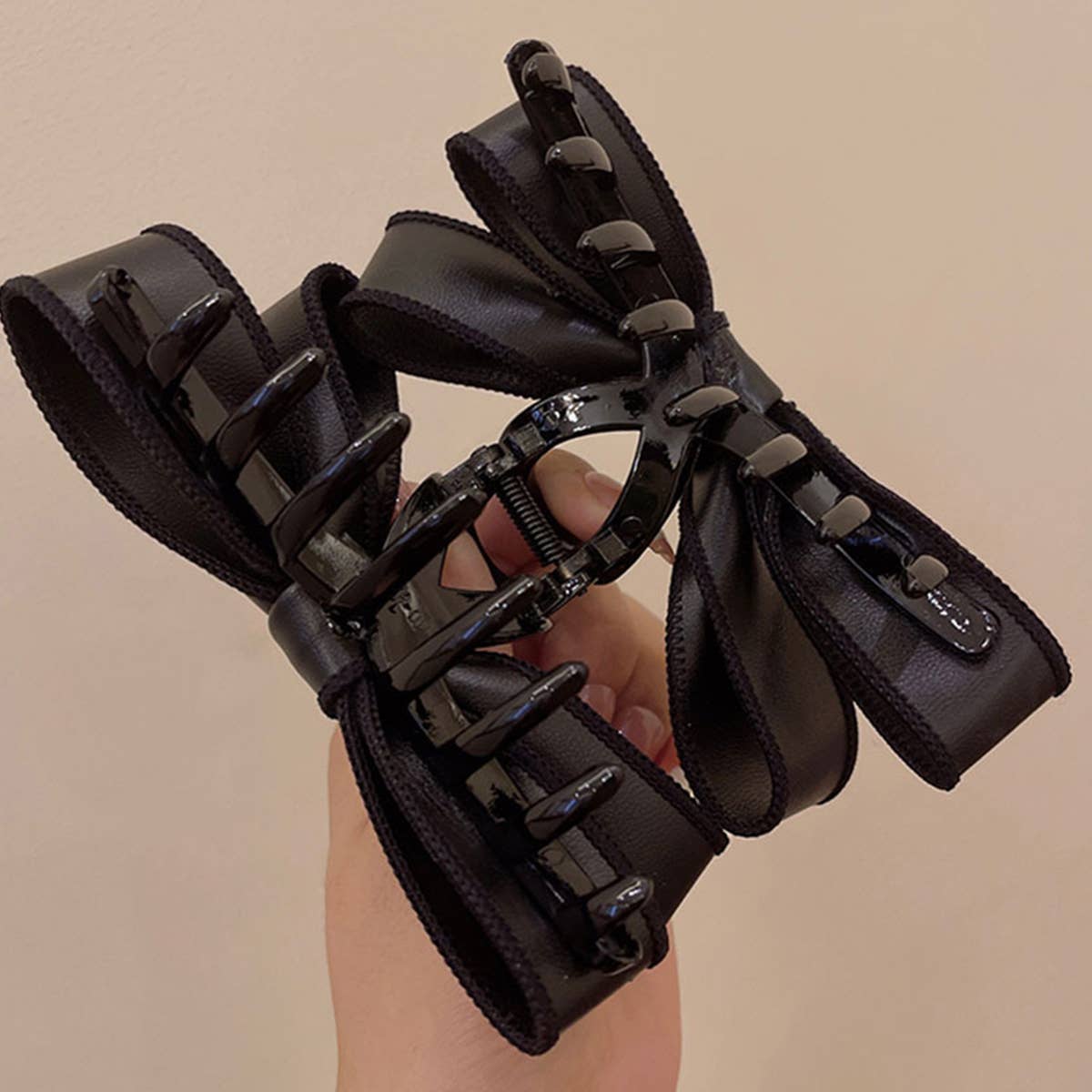 FRENCH ELEGANT BOW HAIR CLAW CLIPS_CWAHA0858