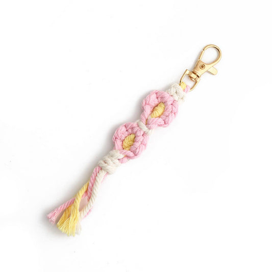 DIY HANDMADE TASSEL WOVEN KEYCHAIN
