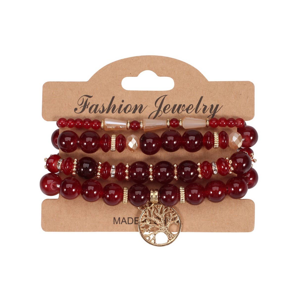 CWAJE05712_BOHO TREE OF LIFE PENDANT LAYERED BRACELET