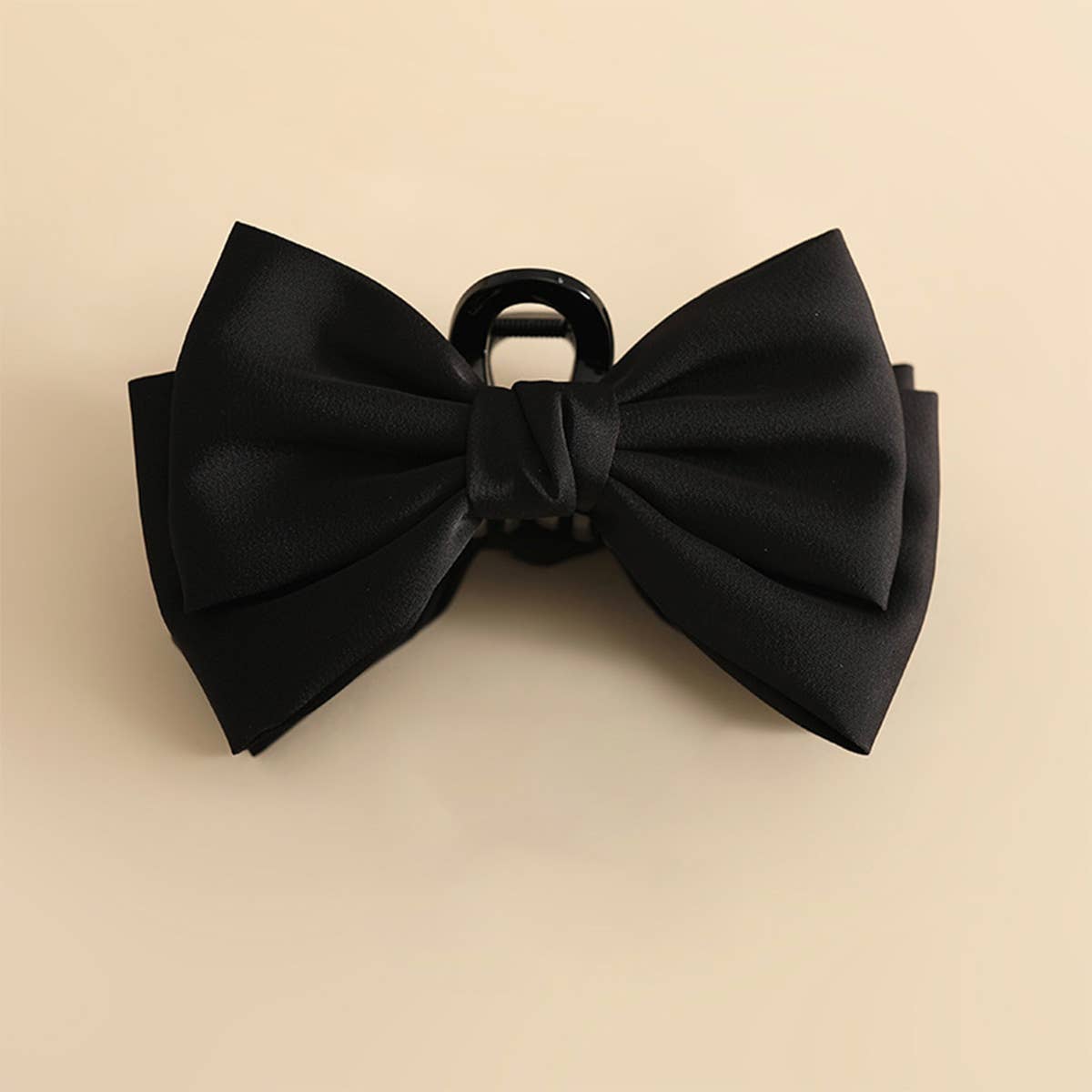 DOUBLE-SIDED BOW LARGE HIGH-END SHARK HAIRPIN