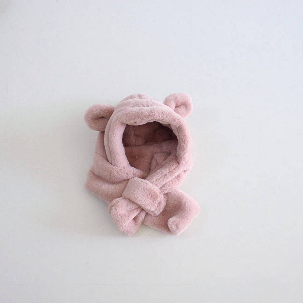 Kids Plush Hat & Scarf Set - Winter Warmth_CWAH2938