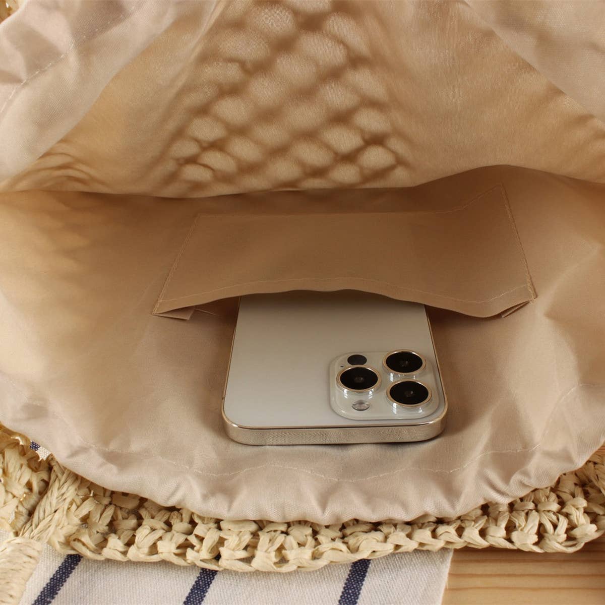 TRAVEL HOLLOW HANDMADE SHOULDER STRAW BAG_CWAB2025